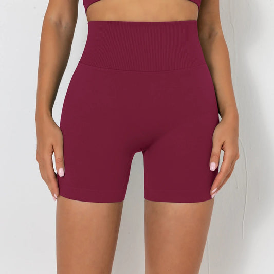 Bubble Butt Shorts Wine Red